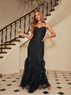 Vici Dusk Darling Lace Slip Maxi Dress